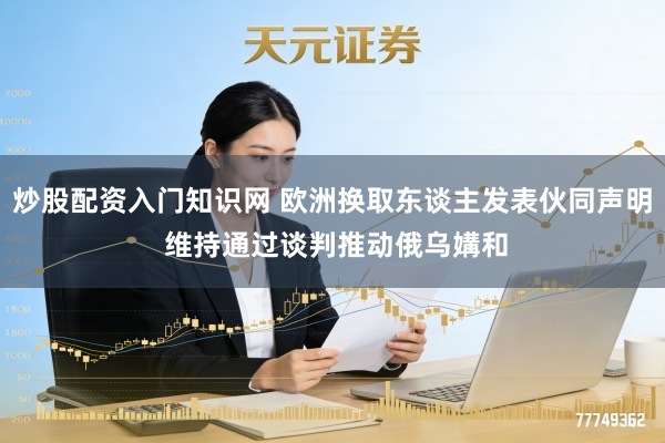 炒股配资入门知识网 欧洲换取东谈主发表伙同声明 维持通过谈判推动俄乌媾和
